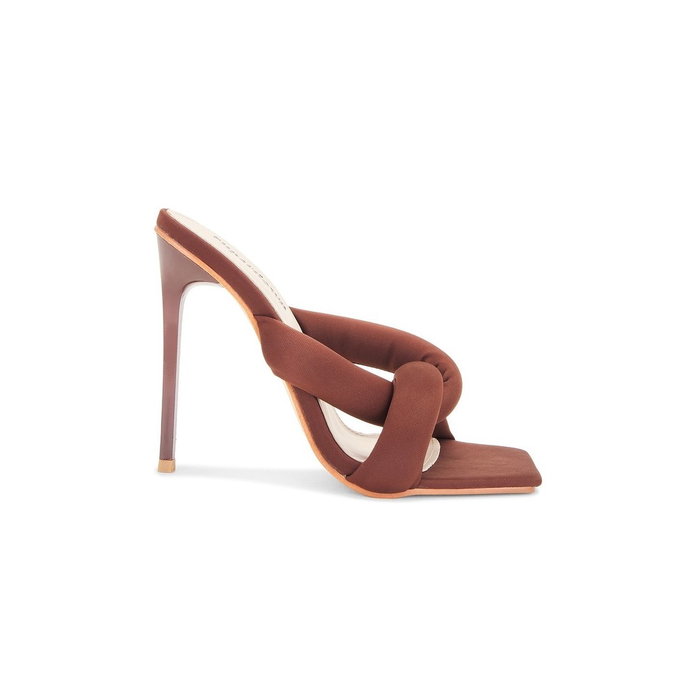 Like new Superdown Junie Sandal in Chocolate Brown high heel stiletto